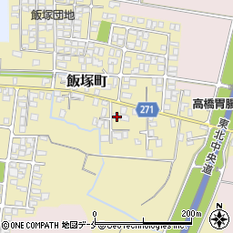 山形県山形市飯塚町536-1周辺の地図