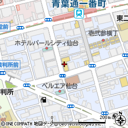朝日生命保険相互会社　仙台支社周辺の地図