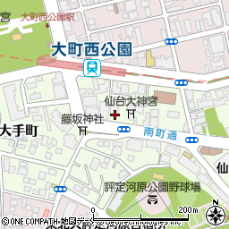 仙台高等裁判所　裁判所職員総合研修所仙台分室周辺の地図