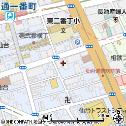 株式会社ティービーアイ仙台支店周辺の地図