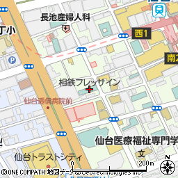 相鉄フレッサイン仙台周辺の地図