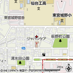 メゾンド萩野町周辺の地図