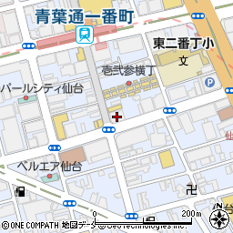 戸田建設株式会社東北支店　総務部周辺の地図