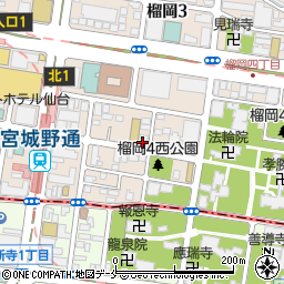 みそ壱 榴岡店周辺の地図