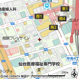 陳麻家　仙台駅西口店周辺の地図