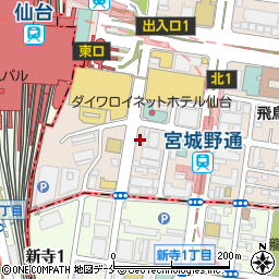 エビス株式会社　仙台営業所周辺の地図
