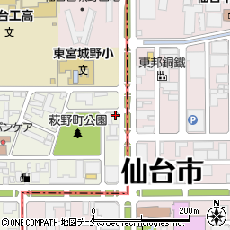 水道レスキュー仙台駅前店周辺の地図