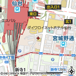 駿台予備学校仙台校周辺の地図