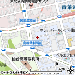 仙台中央土地建物株式会社周辺の地図