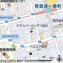 仙台　経理代行センター周辺の地図