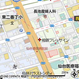 アパマンショップ仙台駅前店周辺の地図