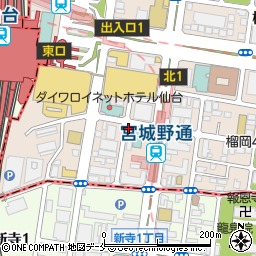 株式会社カギのフキ仙台周辺の地図