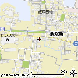 山形県山形市飯塚町1089-1周辺の地図