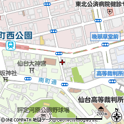 富士鉱油株式会社　仙台支店周辺の地図