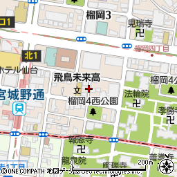 日野邸:仙台駅まで徒歩5分駐車場周辺の地図