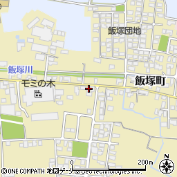 山形県山形市飯塚町1086周辺の地図