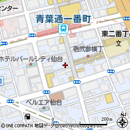 株式会社ヤマハミュージックリテイリング　仙台店ピアノ・弦楽器周辺の地図