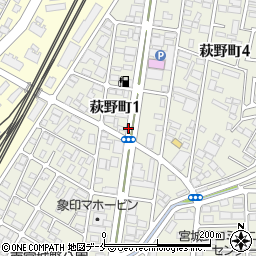 萩野町一丁目周辺の地図