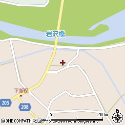 新潟県村上市下新保2517-1周辺の地図