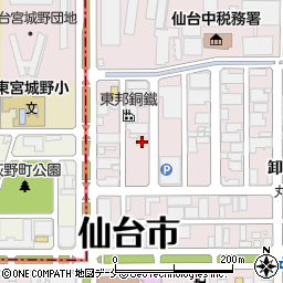 テヅカ仙台営業所周辺の地図