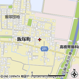 山形県山形市飯塚町552-2周辺の地図