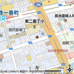 株式会社リビングプロシード仙台支社周辺の地図