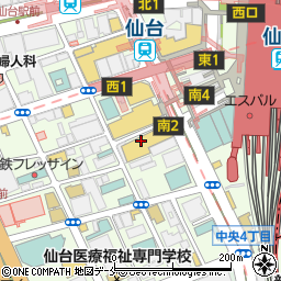 大盛や もり達 仙台駅前イービーンズ 店周辺の地図
