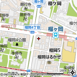 セブンイレブン仙台榴ヶ岡駅前店周辺の地図