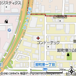 グンゼ東日本支社東北営業部周辺の地図