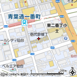 壱弐参横丁周辺の地図
