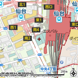 ホテルメトロポリタン仙台　４階「芙蓉の間」周辺の地図