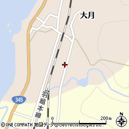 新潟県村上市大月1284周辺の地図