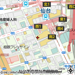 KUA’AINA 仙台パルコ2店周辺の地図