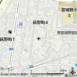 萩野町倉庫周辺の地図