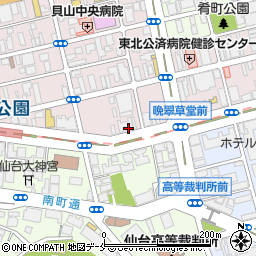 仙台牛焼肉 バリバリ 青葉通り店周辺の地図