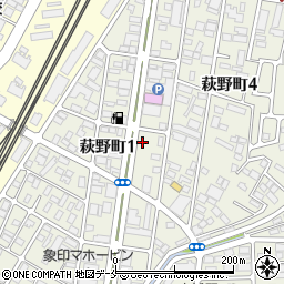 タイムズ仙台萩野町第２駐車場周辺の地図