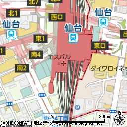 伊達の牛たん本舗 エスパル店 B1F周辺の地図