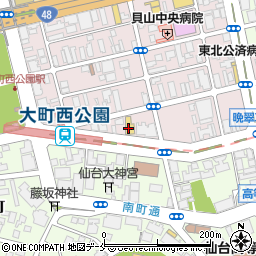 ローソン仙台大町二丁目店周辺の地図
