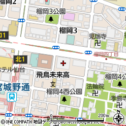 アルテンジャパン株式会社　仙台オフィス周辺の地図