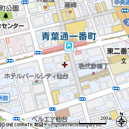 仙台中青色申告会（一般社団法人）周辺の地図