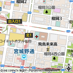 日本私立学校振興・共済事業団宮城会館周辺の地図