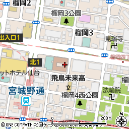 株式会社結婚情報センター仙台支店周辺の地図