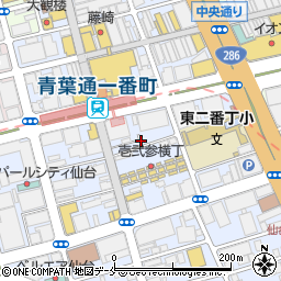 宮城県仙台市青葉区一番町周辺の地図