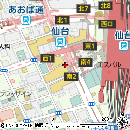 ＳＡＬＶＡＴＯＲＥ・ＣＵＯＭＯ＆ＢＡＲ仙台周辺の地図