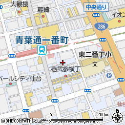 仙台　ＨＩＧＨＢＵＲＹ周辺の地図
