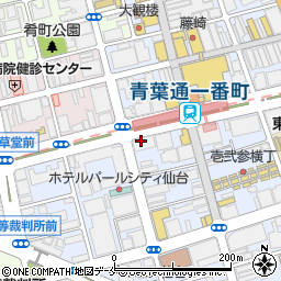 東光商事株式会社営業部仙台オフィス周辺の地図