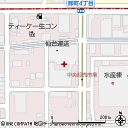 日本軽貨物仙台本社周辺の地図