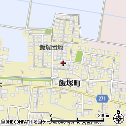 山形県山形市飯塚町827周辺の地図