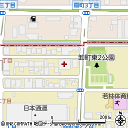 吉野石膏　仙台配送センター周辺の地図