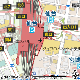 カズノリイケダ・アンディヴィデュエル・エスパル　仙台店周辺の地図